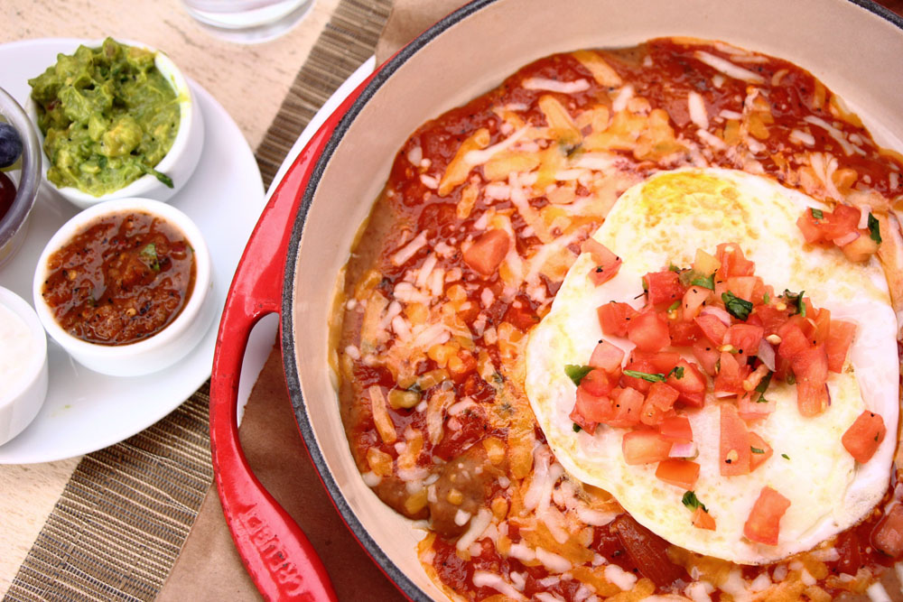 Huevos Rancheros and toppings | Scottsdale, Arizona