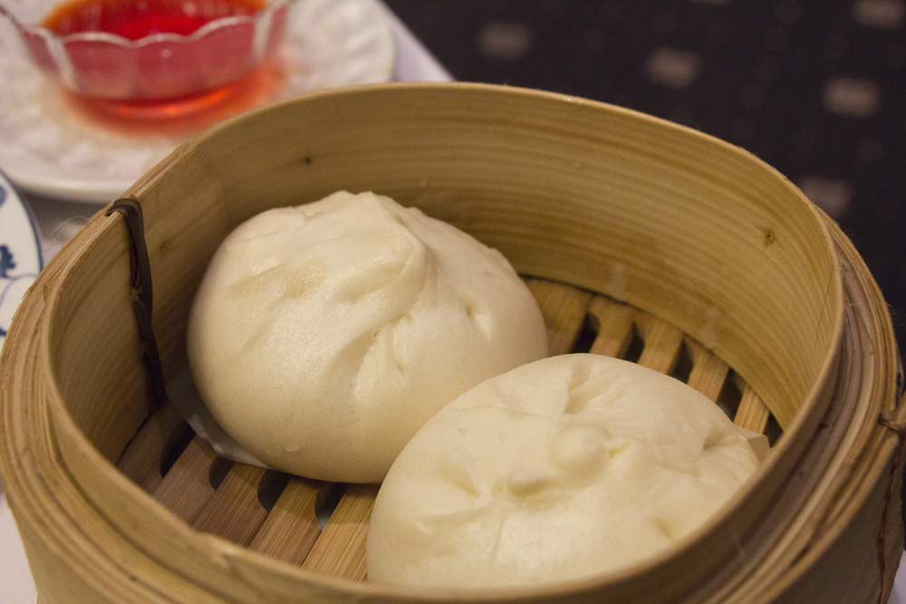 Steaming char siu bao - Yank Sing | San Francisco