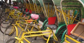 Colorful Rickshaws in wait | Macau