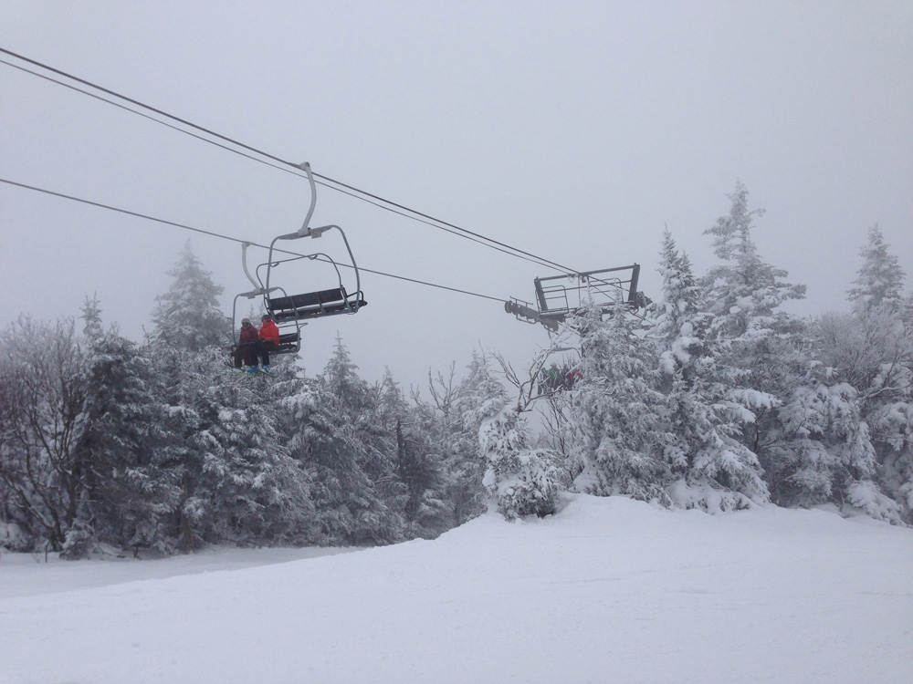 Lift over Chute | Killington, Vermont