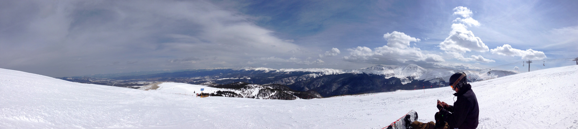 Panorama of the Parsenn Bowl | Winter Park, Colorado