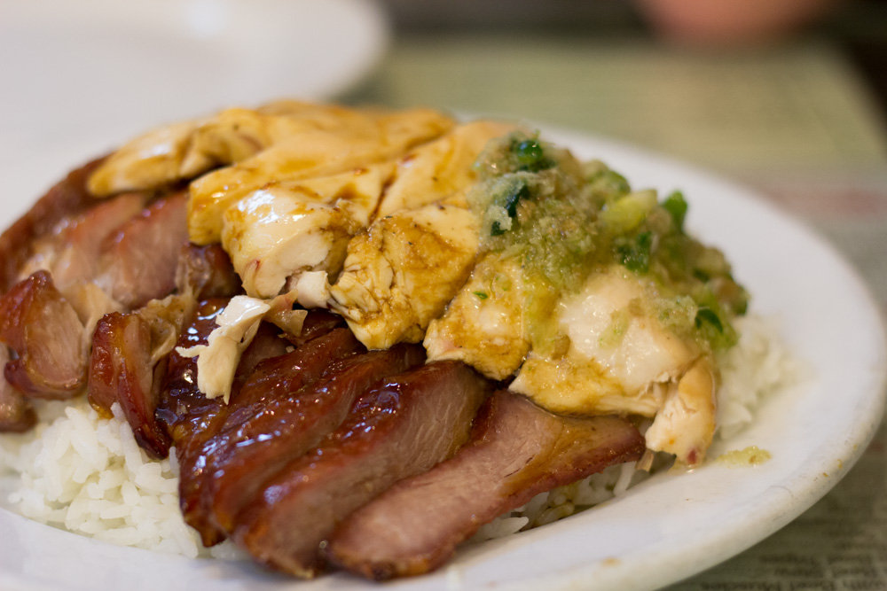 Roast pork and chicken at Great NY Noodletown | Chinatown NYC