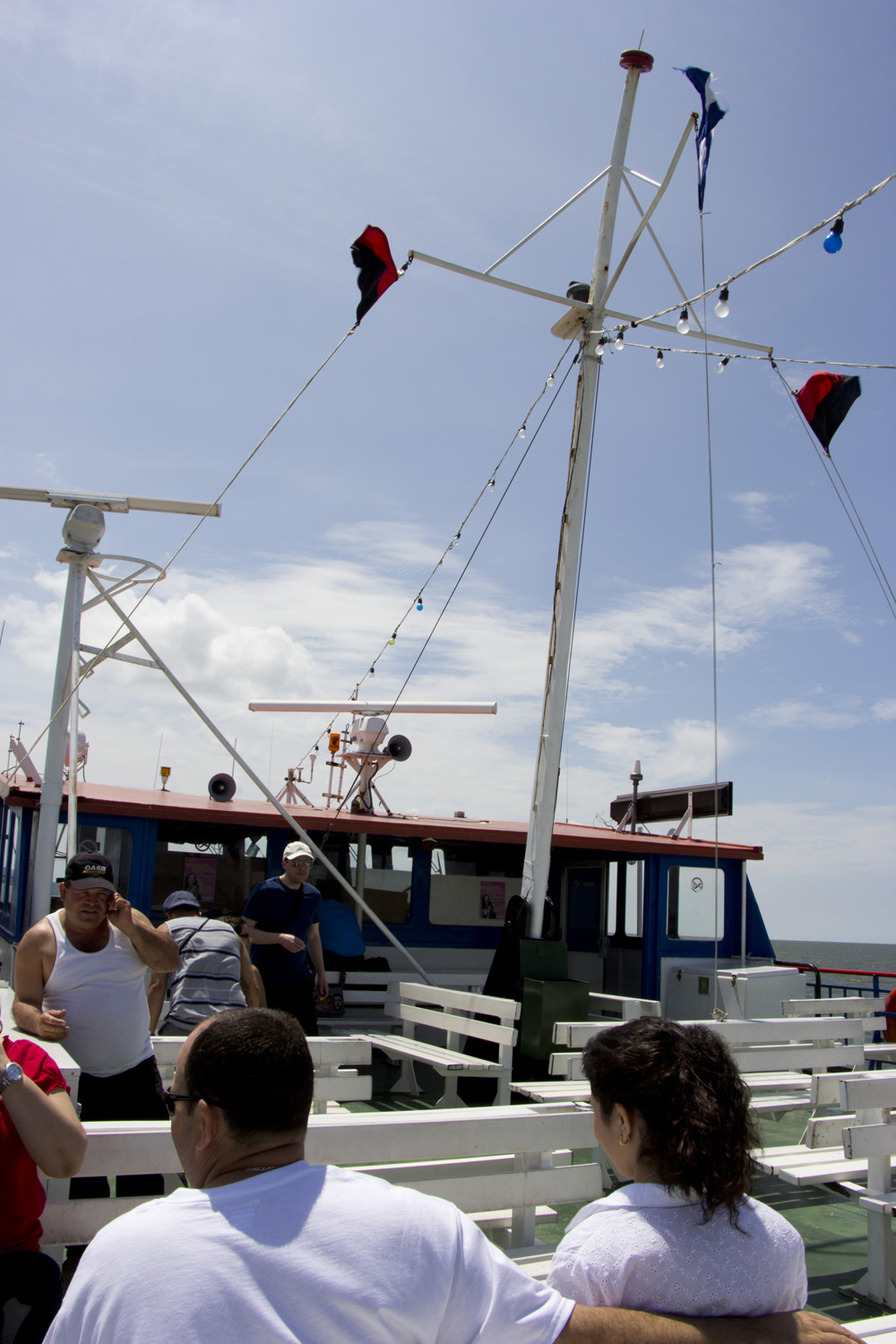 Ferry deck | Ometepe, Nicaragua