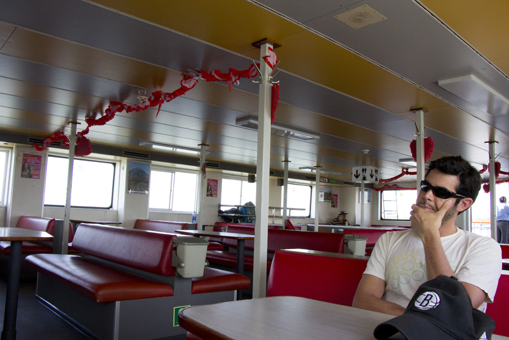 Inside the car ferry to Ometepe | Nicaragua