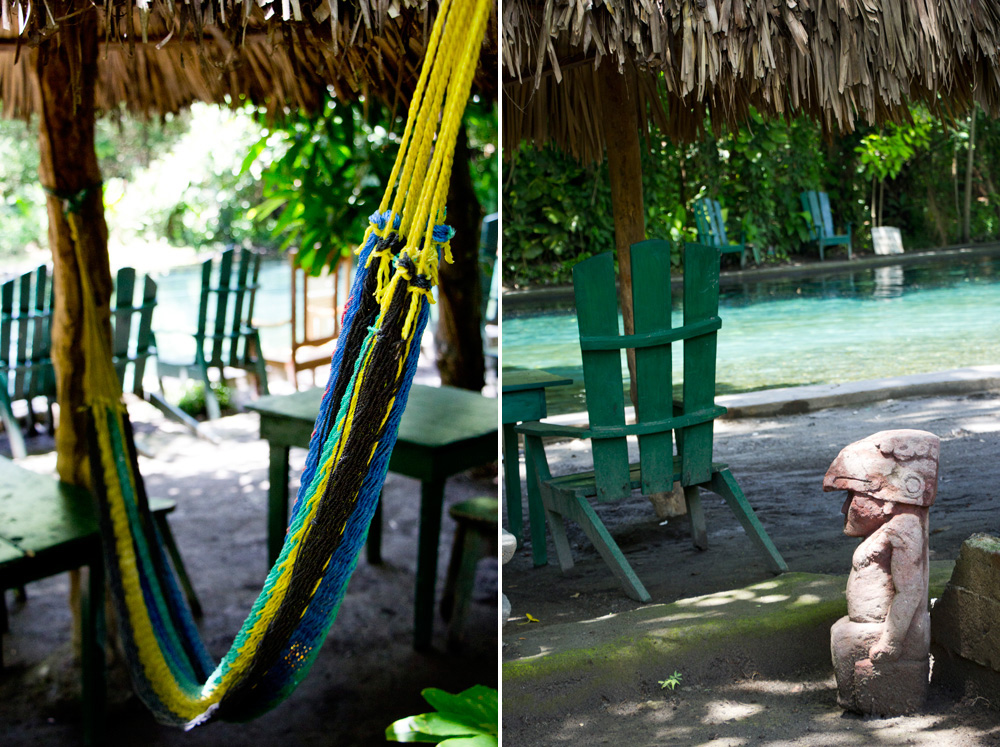 Hammock and Petroglyph at Ojo de Agua | Ometepe, Nicaragua