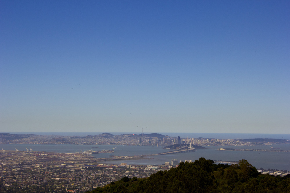 View of the San Francisco Bay from Grizzly Peak | California