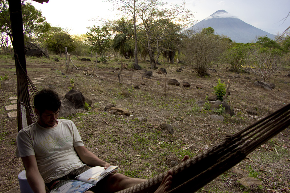 Sunset and Concepcion at Finca del Sol | Ometepe, Nicaragua