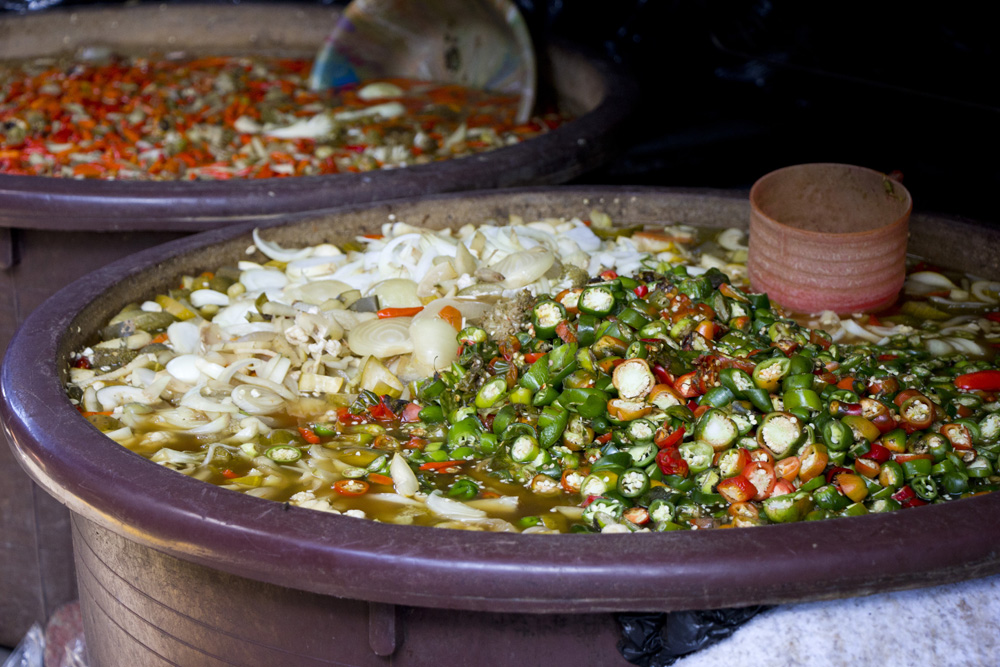 Chili sauce at the Central Market | Granada, Nicaragua