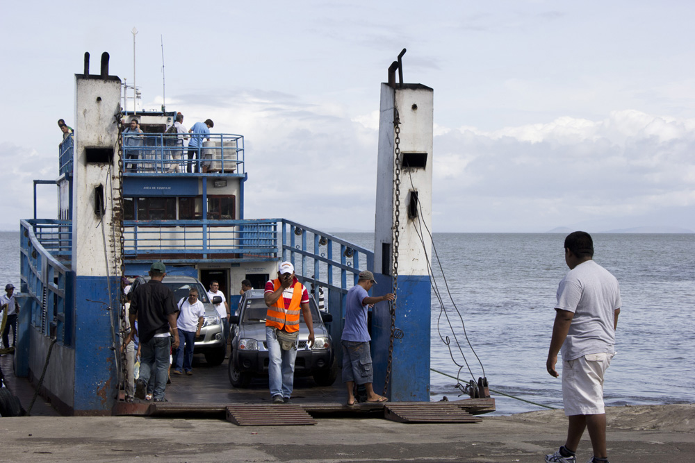 Loading a ferry | Ometepe, Nicaragua