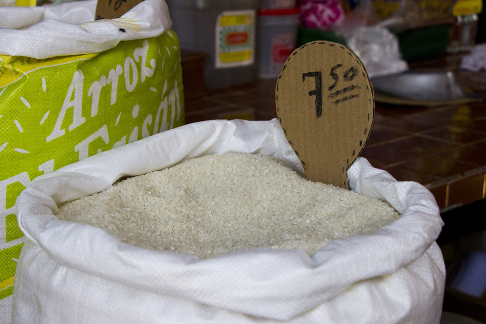 Rice for sale at the Central Market | Granada, Nicaragua