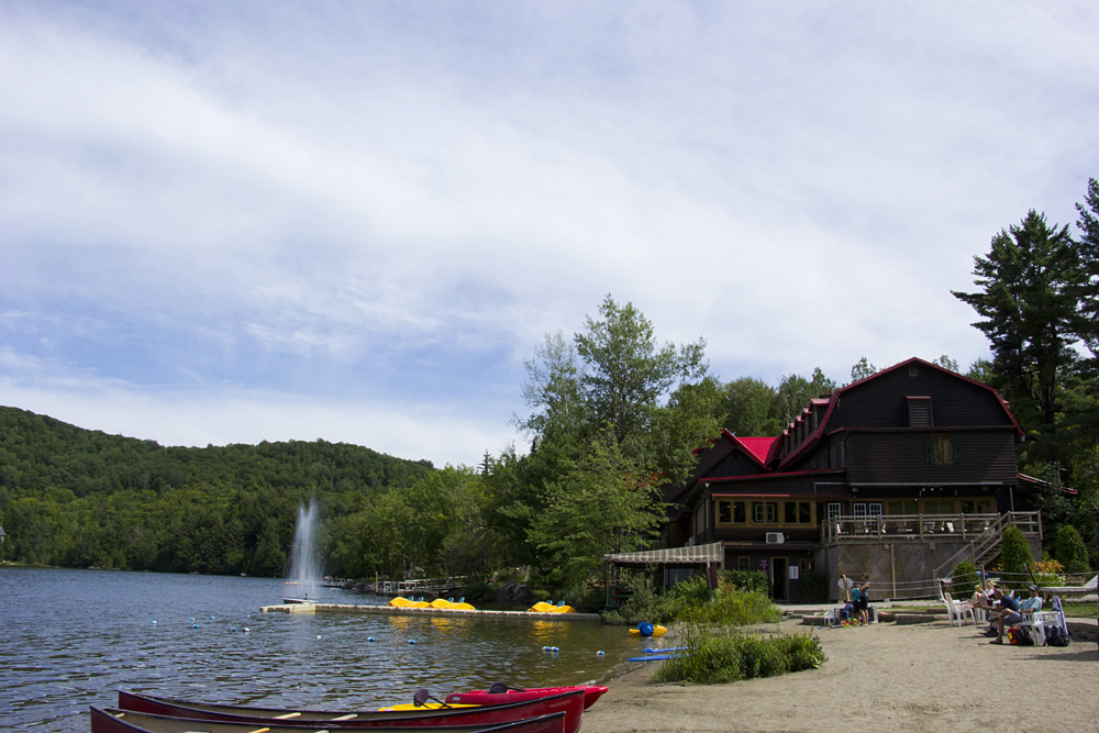 Auberge du Lac Morency from the beach | Quebec, Canada