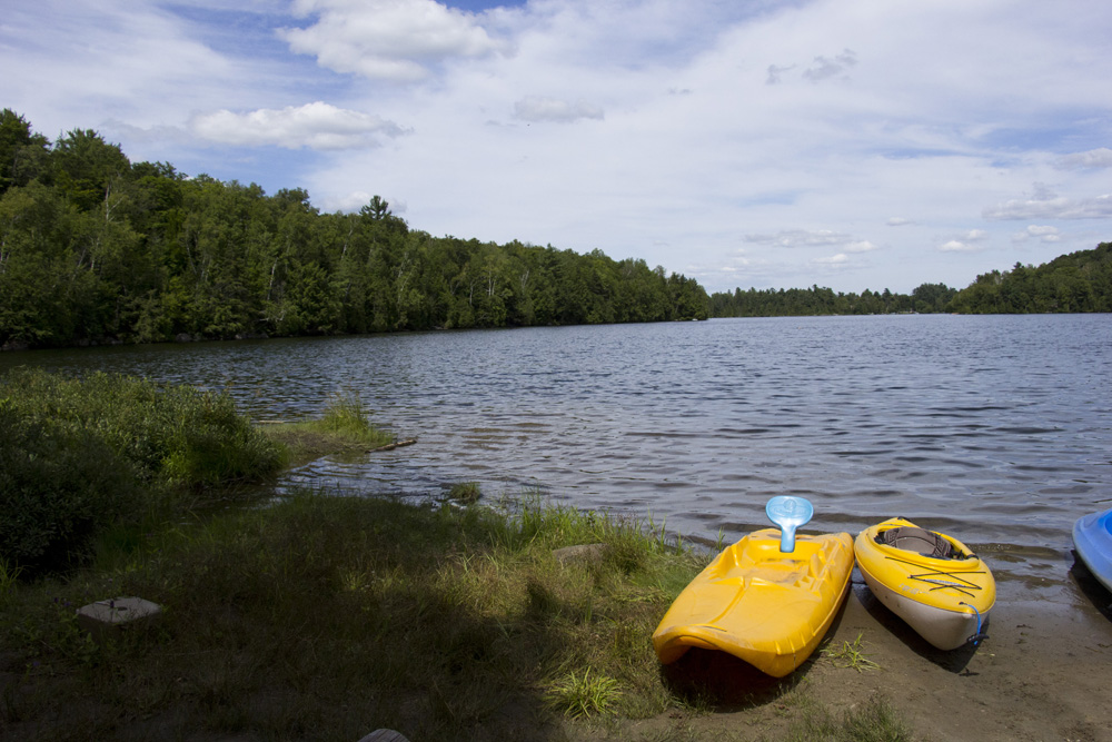 Lac Morency from the beach | Quebec, Canada