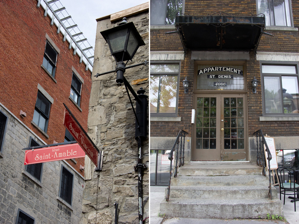 Signs and stoops | Montreal, Canada