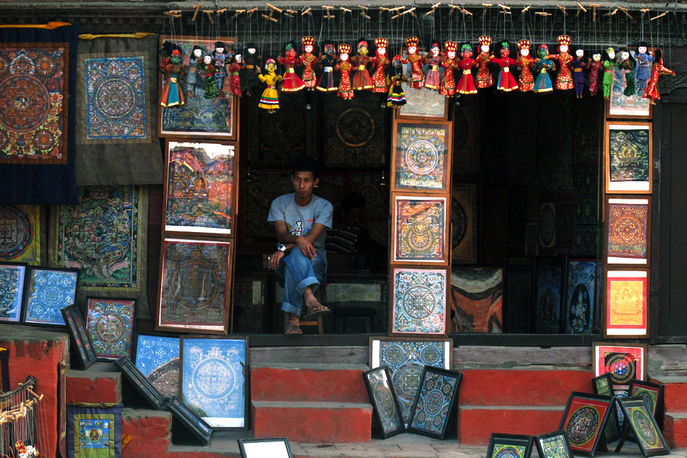 Thangka shop | Kathmandu, Nepal