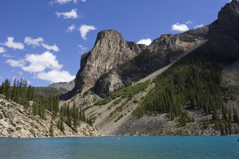 Kayaking Lake Moraine | Banff Canada