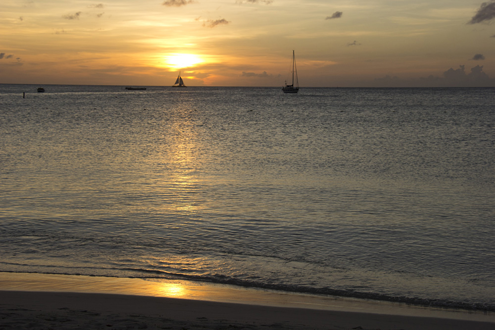 Sunset at the Marriott on Palm Beach | Aruba