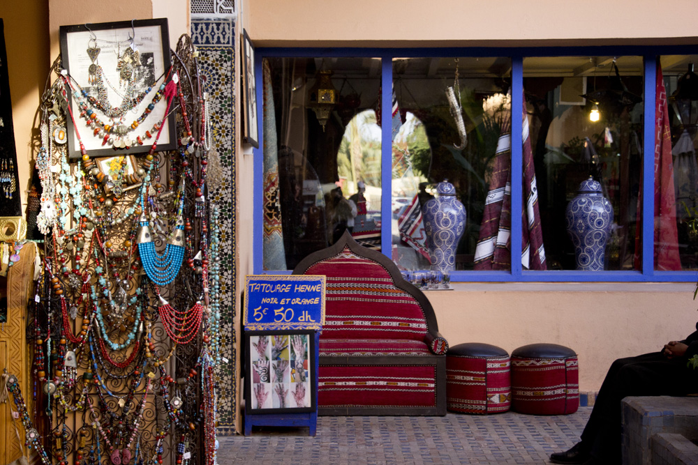 Jewelry for sale at the Ensemble Artisanal market | Marrakech, Morocco