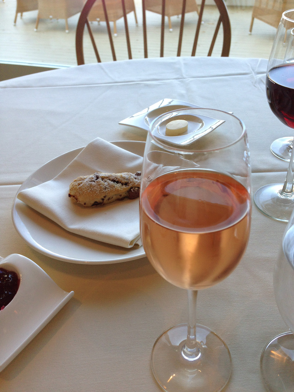 Scones and rose at The Valley Restaurant | Garrison, New York
