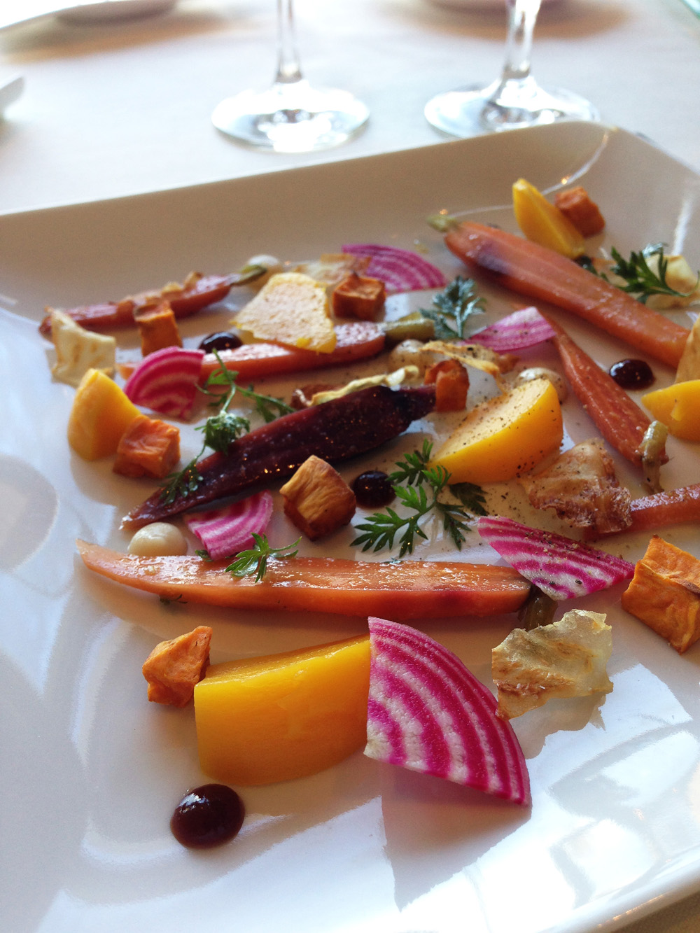 Seasonal vegetables at The Valley Restaurant | Garrison, New York