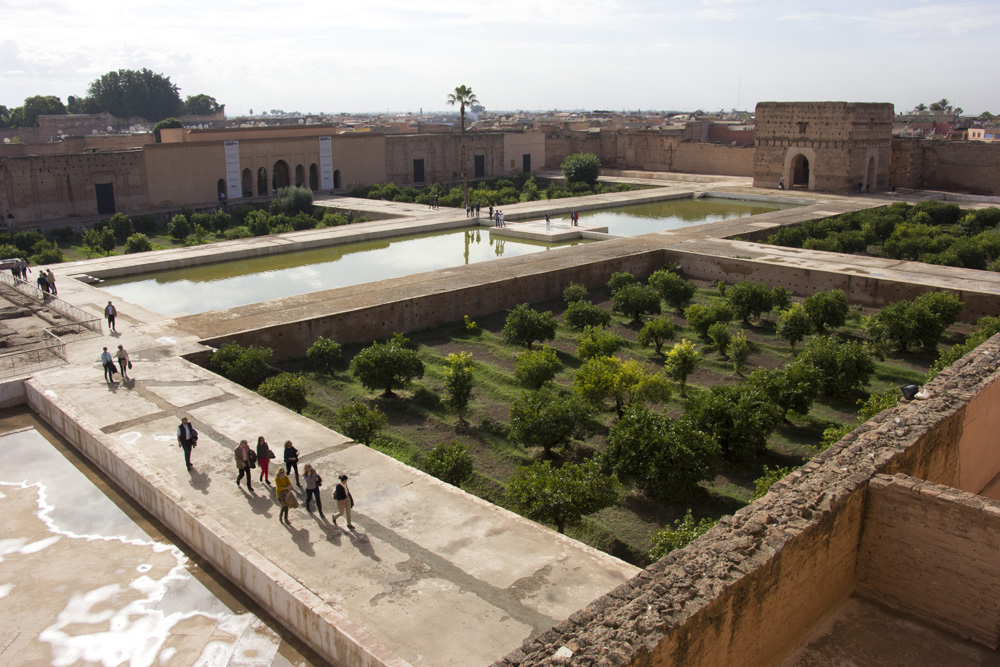 Birds eye view of El Badi Palace | Marrakech, Morocco