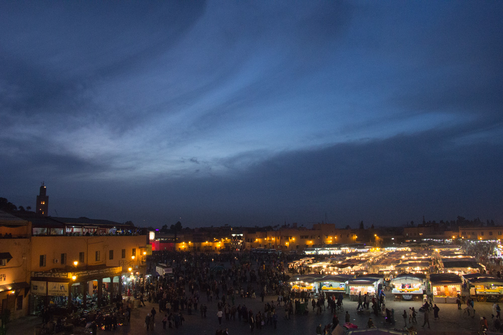 Sunset over Djemaa El Fna | Marrakech, Morocco