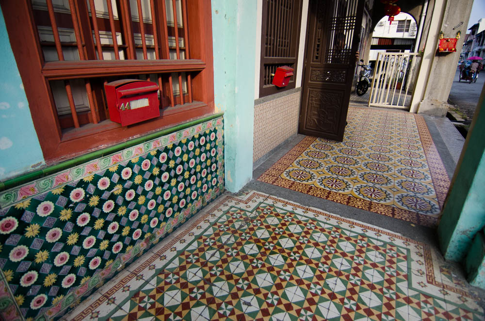 Tiled portico | Penang, Malaysia | Jenny Adams