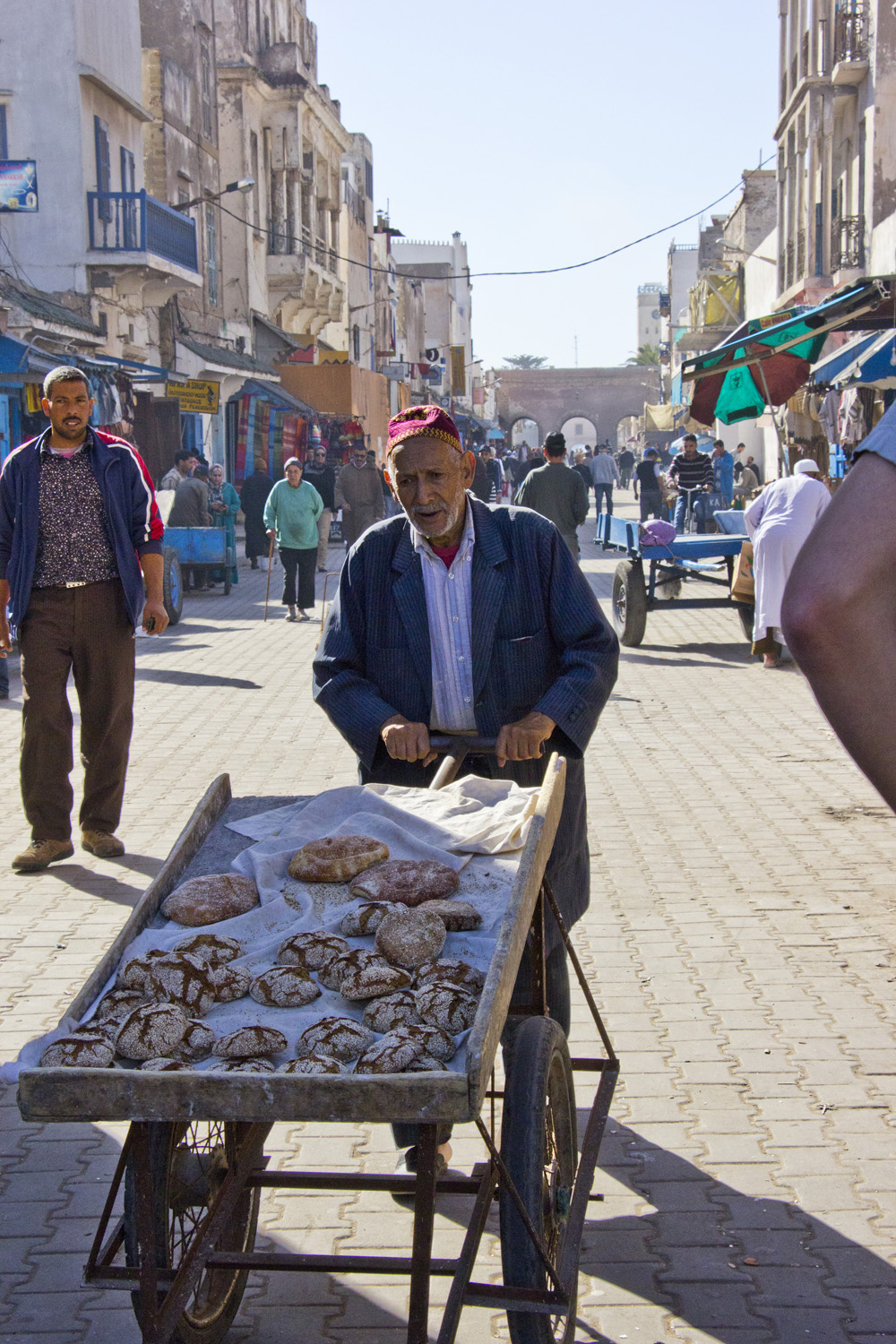 Bakery cart in the medina | Essaouira, Morocco