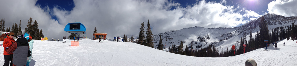 Gad 2 chair panorama | Snowbird, Utah