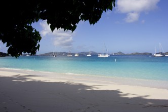 Honeymoon beach shade | St John, USVI