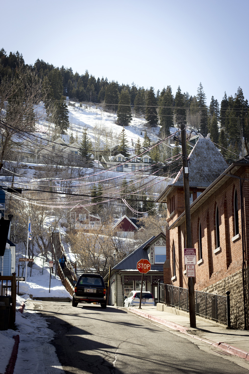 Looking up at ski resort | Park City, Utah