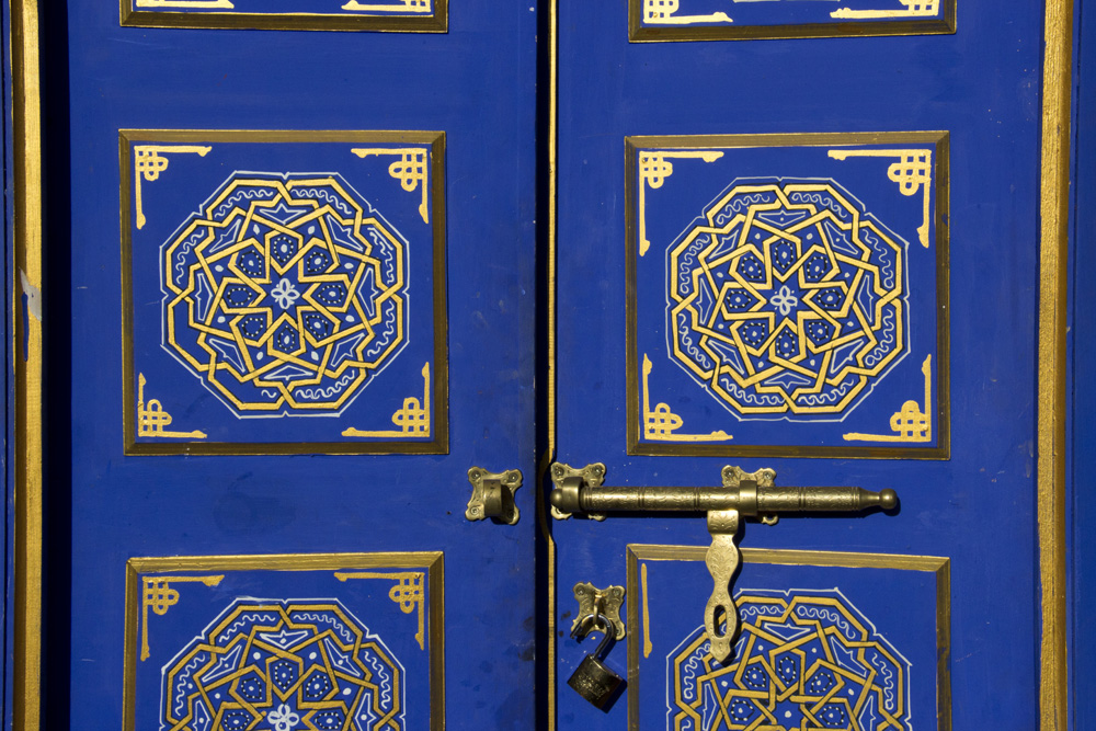 moroccan blue doors | Marrakech, Morocco