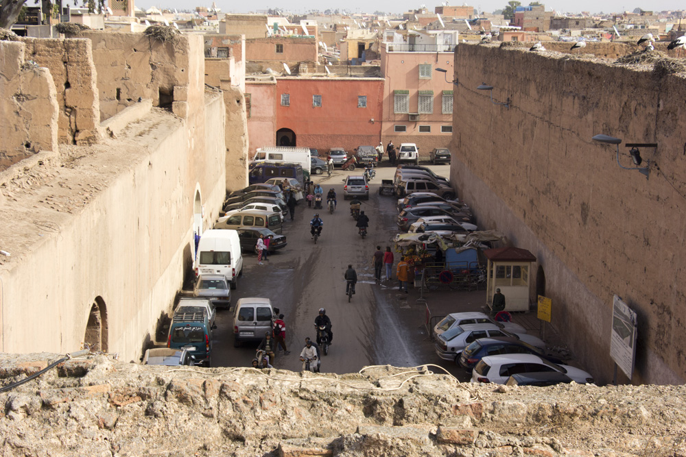 Parking lot action at El Badi Palace | Marrakech, Morocco