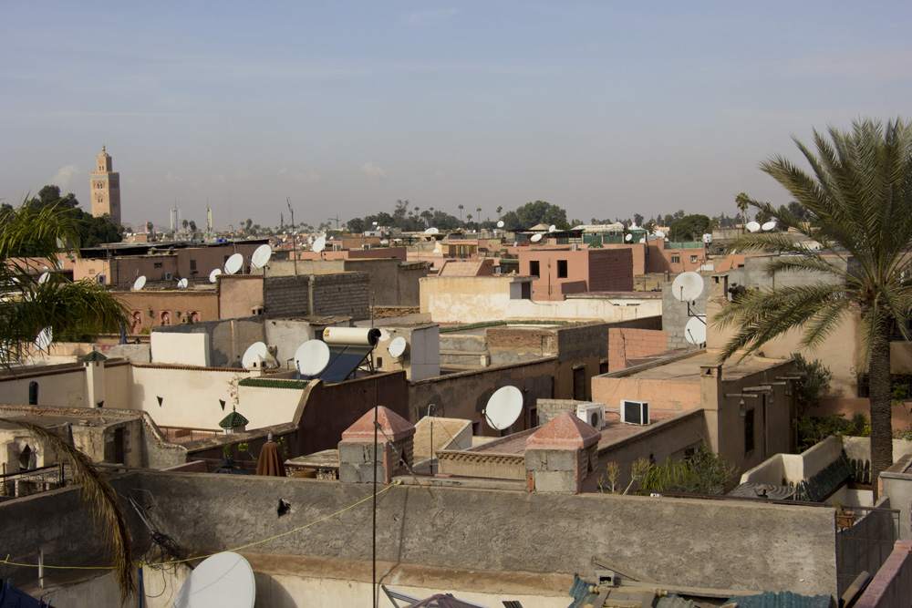 Rooftops from El Badi Palace | Marrakech, Morocco