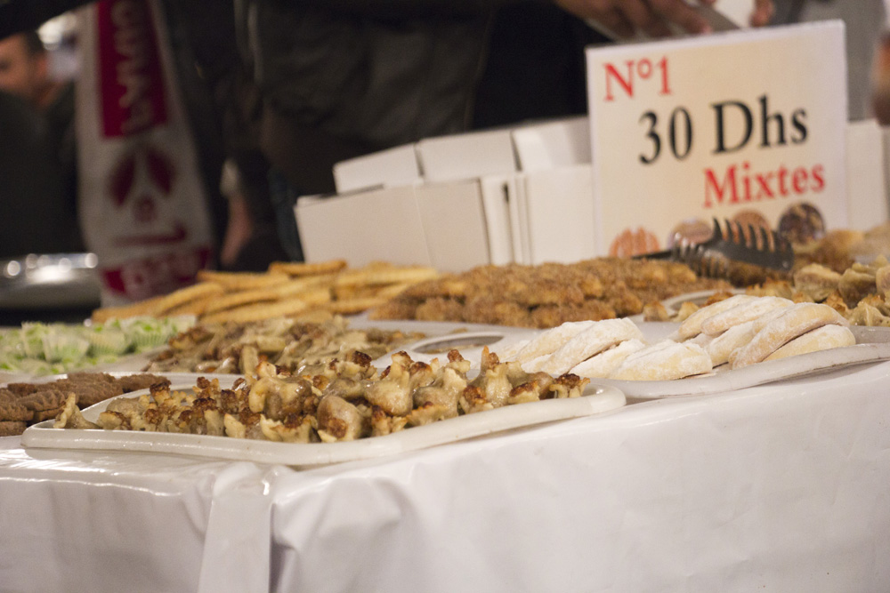 Sweet cart in Djemaa El Fna | Marrakech, Morocco