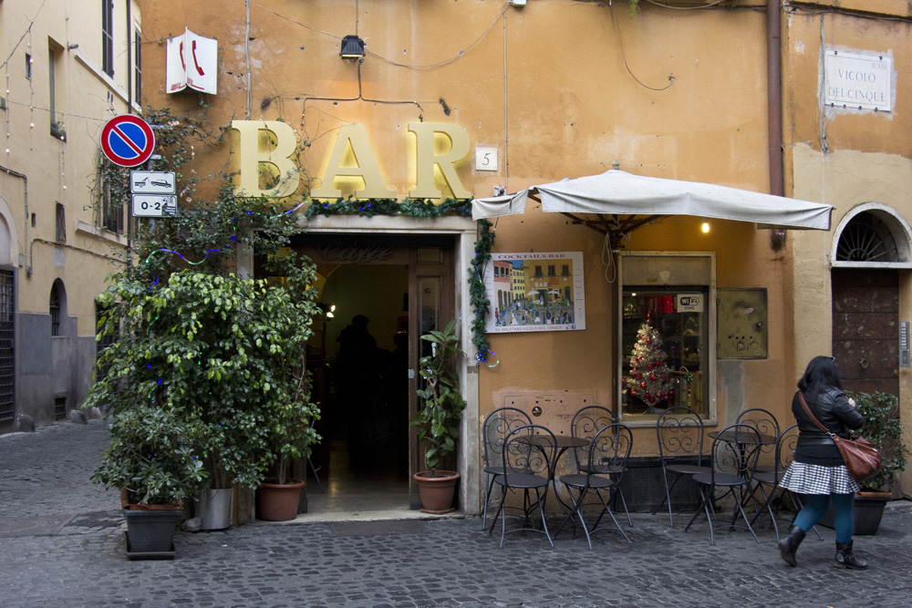Bar in Trastevere | Rome, Italy