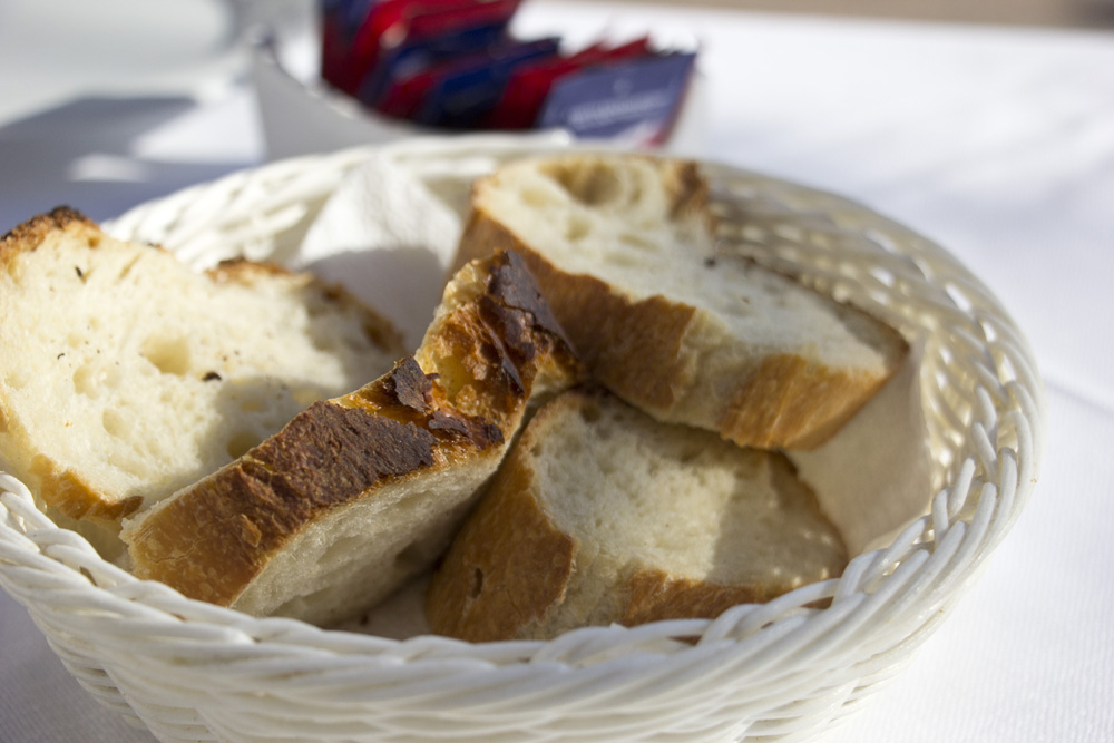 Crusty bread basket | Positano, Italy