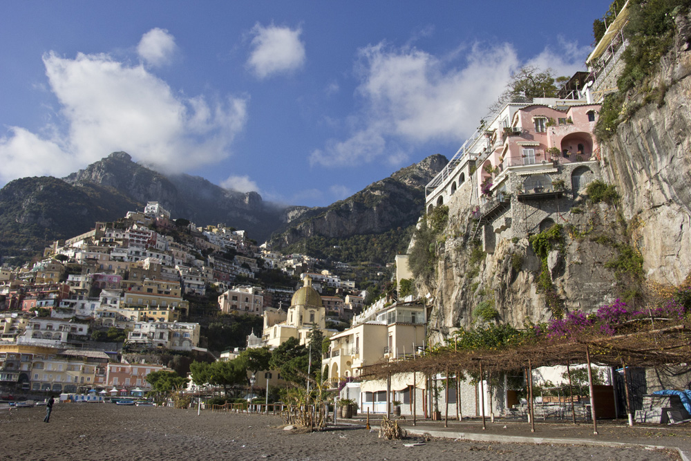Long view from the beach | Positano, Italy