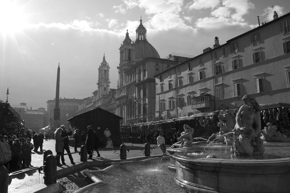 December morning in Piazza Navona | Rome, Italy