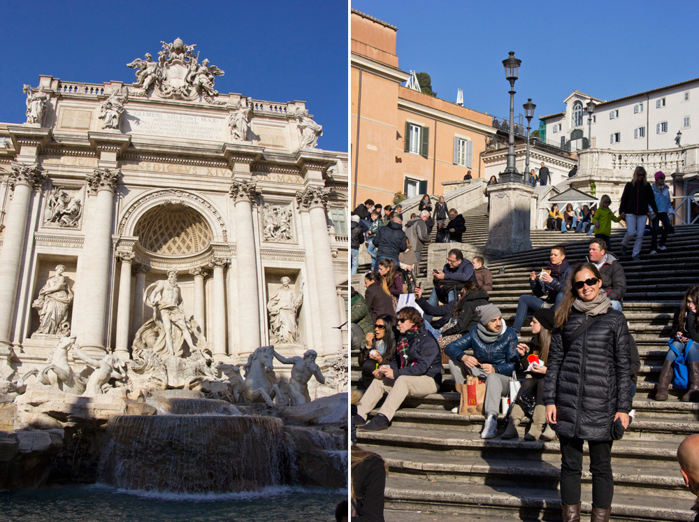 Trevi Fountain and Spanish Steps | Rome, Italy