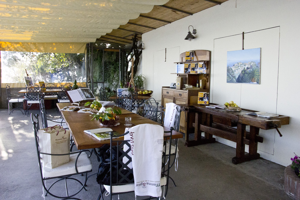 Mamma Agata's Cooking School table | Ravello, Italy