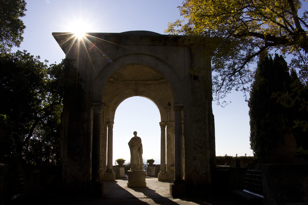 Silhouettes at Villa Cimbrone | Ravello, Italy