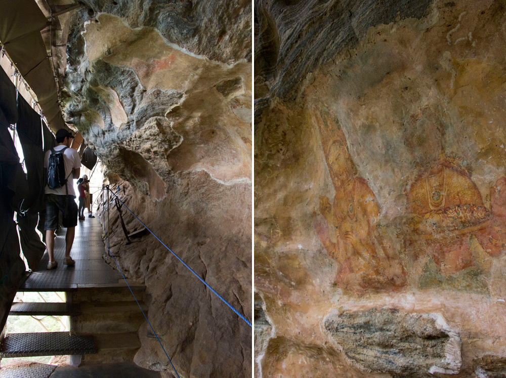Inside the cave | Sigiriya, Sri Lanka