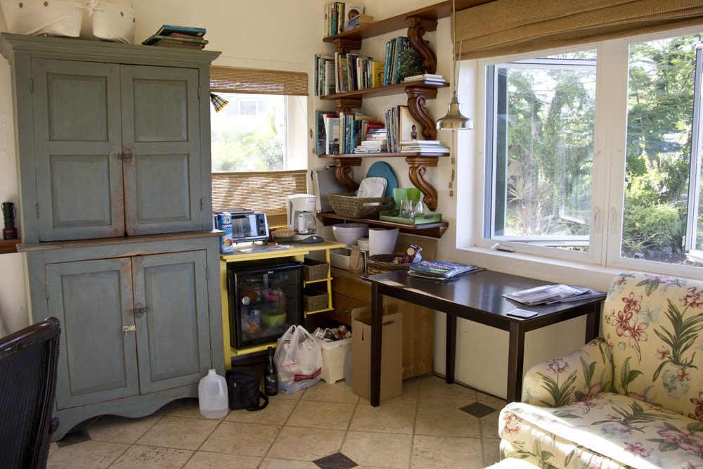 Kitchen area in the Chocolate Hole cottage | St John, USVI