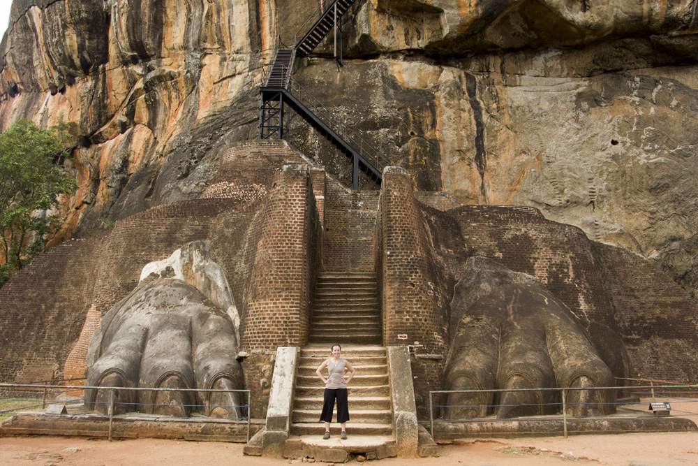 Lion paws and staircase | Sigiriya, Sri Lanka