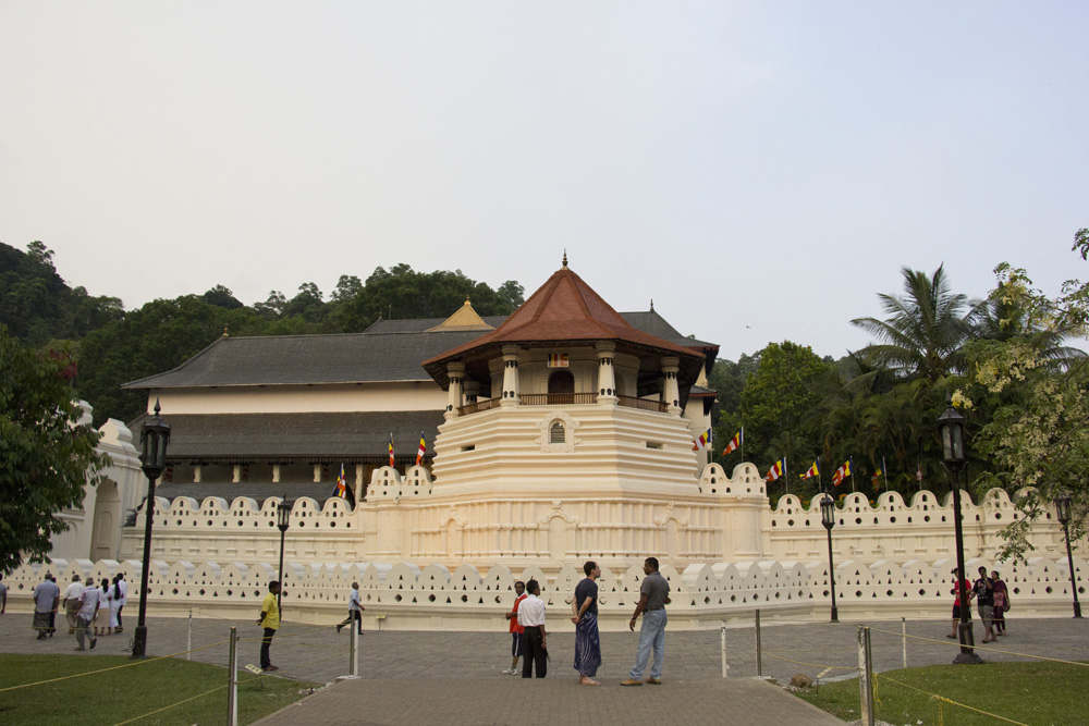 Outside the Temple of the Tooth | Kandy, Sri Lanka