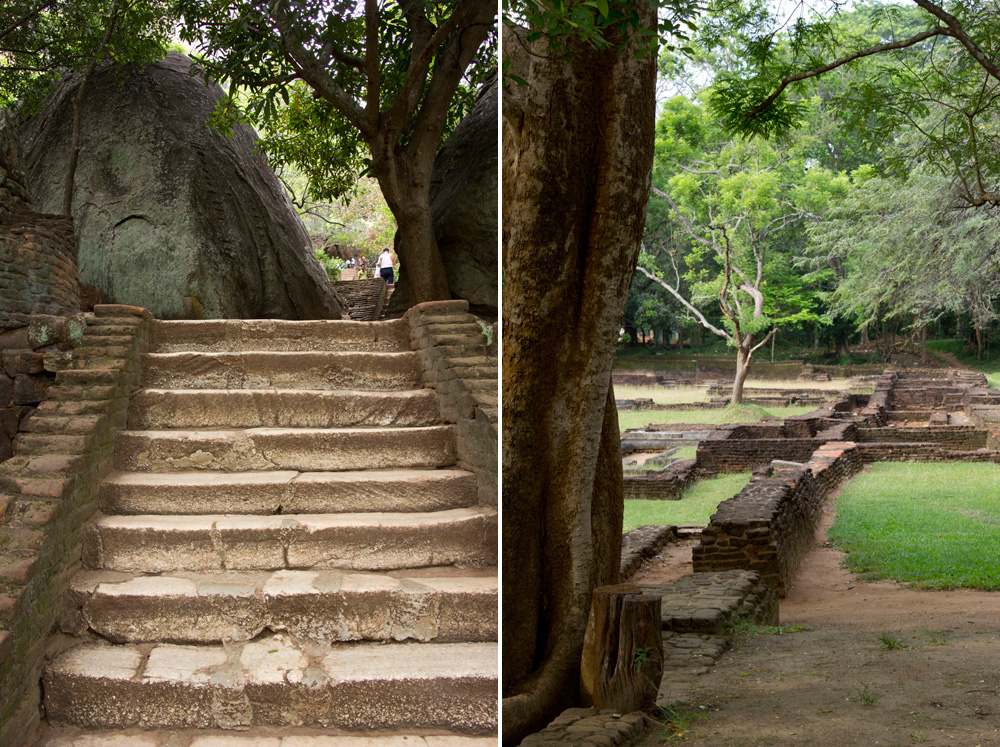 Ruins and stairs |Sigiriya, Sri Lanka