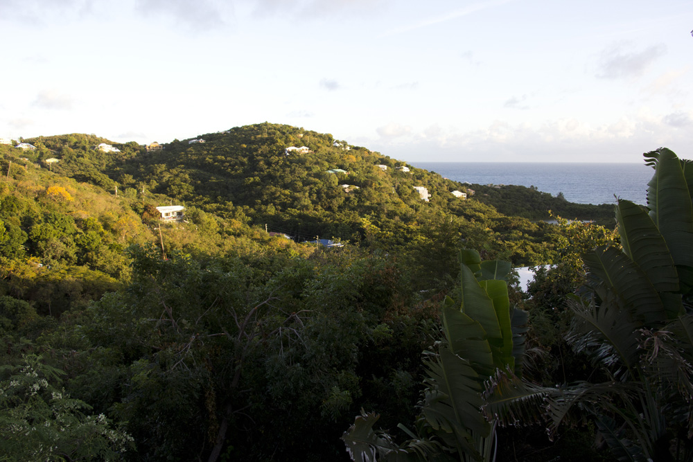 Setting sun lights up Hart Bay | St John, USVI