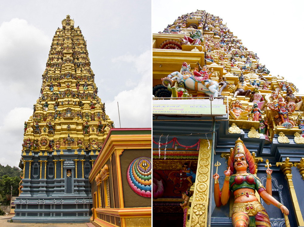 Sri Muthumariamman Temple Tower | Dambulla, Sri Lanka