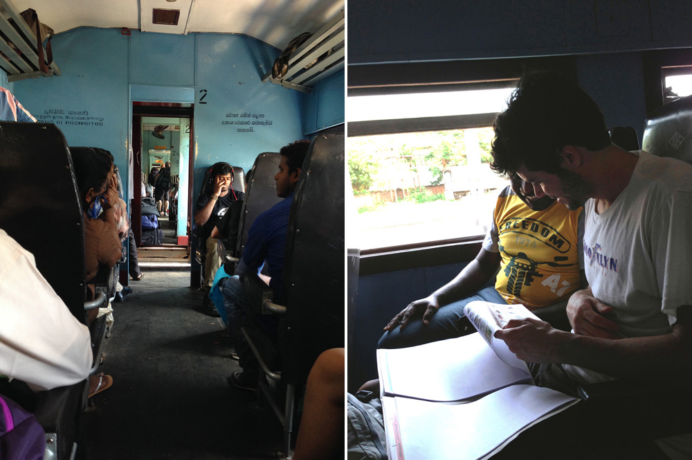 Inside the train | Sri Lanka
