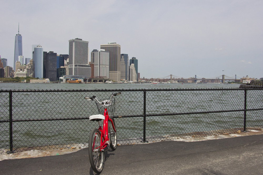 Red bike rental | Governors Island New York